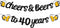 Cheers and Beers to 40th Years Banner 40th Birthday Decorations for Men Women 40s Birthday Backdrop Wedding Anniversary Party Supplies Black Glitter Decorations Pre-Strung