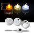 AGPTEK Timer Flickering Tea Lights 24 Pack Flickering LED Candles with Timer Battery Operated Flameless Tealight Candles for Wedding Holiday Party Home Decoration Warm White