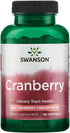 Swanson Cranberry - Supports Urinary Tract Health, Bladder Control, and Promotes Healthy Kidney Function - Cranberry Supplement Made with 20:1 Cranberry Juice Concentrate - (180 Softgels)