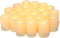 Flameless Flickering Votive Tea Lights Candles Bulk Battery Operated Set of 24 Fake Candles/Flickering Tealights LED Candle for Garden Wedding,Party, Christmas Decorations etc (Batteries Included)