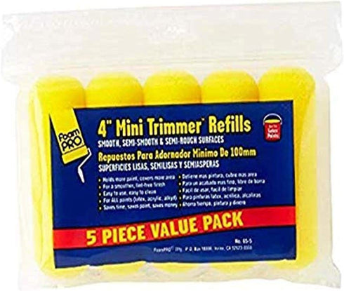 FoamPRO 63-P 65-5 Foam Paint Roller, 4 Inch (5 Pack)