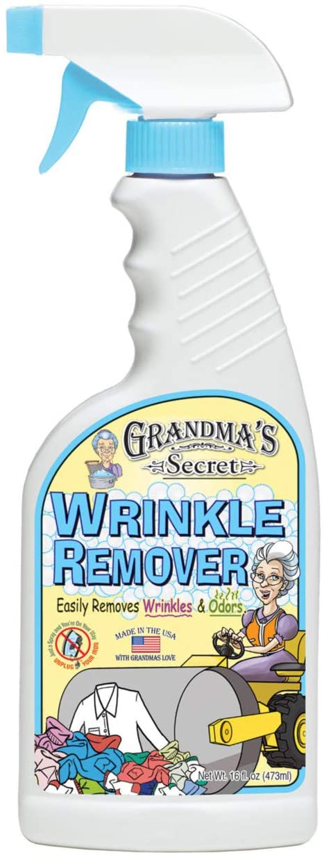 Grandma's Secret Wrinkle Remover Spray - Easily Removes Wrinkles & Odors - Wrinkle Release, Fabric Refresher Spray, Chlorine, Bleach and Toxin-Free - 16 Ounce, 2 Pack