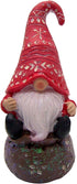 Festive Holiday Sitting Gnome Figurines, Christmas Decoration, 3 Assorted, 5 Inches