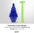 Luigi's Toilet Plunger: Powerful Toilet Unblocker to fit All Toilets, Clears and unblocks with a Powerful Bellows Action (2020 Heavy Duty Version)