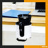 Luxury 2-in-1 Anti-Spill Cup Holder with Under Desk Headphone Hanger (White)