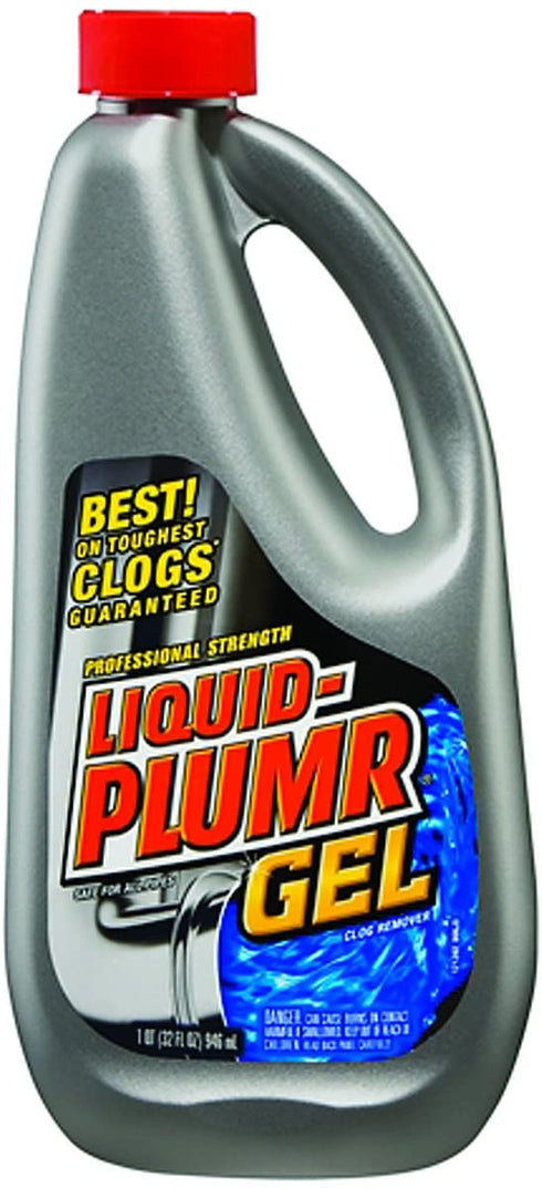Liquid-Plumr Professional Strength Gel, Clog Remover - 32 Oz