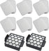 2 HEPA + 6 Foam & Felt Filters Kit Replacement for Shark Navigator Zero-M Self-Cleaning Brushroll Pet Pro Upright Vacuum ZU60 ZU62 ZU62C NV150 NV151 NV255, Replaces Parts # 1238FT60 & 1239FT60