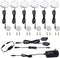 AIBOO Under Cabinet LED Puck Lights Kit with Touching Switch Dimmable for Kitchen Cupboard Closet Lighting (6 Lights,Daylight White)