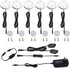 AIBOO Under Cabinet LED Puck Lights Kit with Touching Switch Dimmable for Kitchen Cupboard Closet Lighting (6 Lights,Daylight White)