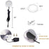 AIBOO Under Cabinet LED Puck Lights Kit with Touching Switch Dimmable for Kitchen Cupboard Closet Lighting (6 Lights,Daylight White)