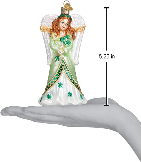 Old World Christmas Collection Glass Blown Ornaments for Christmas Tree Irish Angel