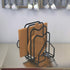 Cutting Board Rack Holder Chopping Board Organizer Stand Kitchen Pot Pan Lids Rack Organizer Flat Steel 4.92?x5.72?x8.46? (Black)
