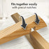 ReBL Cook Book Stand - Recipe Book Holder Display Stand - Natural Wood Cookbook Stand - Fits Thick Cookbooks & Textbooks - Display Stand Read Recipes Hands Free - Recipe Book Holder Stand for Kitchen