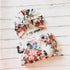 KESYOO 1 Pack Baby Swaddle Blanket with Newborn Beanie Hat Cotton Floral Receiving Blanket Wrap Bow Headband for Boy Girl