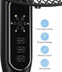 PELONIS 16'' Pedestal Remote Control, Oscillating Stand Up Fan 7-Hour Timer, 3-Speed and Adjustable Height, PFS40A4BBB, Supreme 16"-Black
