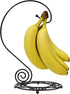 Blue Donuts Banana Hanger Farmhouse Banana Holder Tree Stand Hook for Kitchen Countertop, Kitchen Accessories, Black Banana Stand