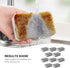 Hemoton 10pcs Kitchen Sponges for Dishes Scrub Sponges Dual-Sided Dishwashing Sponges for Kitchen (Grey)