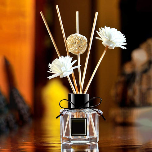 Wood Rattan Reed Sticks, Reed Diffuser Sticks, Essential Oil Aroma Diffuser Sticks (110 Pcs) 11" X 3mm