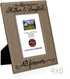 KATE POSH The Love Between a Mother & Daughter is Forever Engraved Leather Picture Frame, Mother of The Bride, First Mother's Day, Mommy & Me (4x6-Vertical)