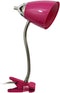 Limelights LD2001-PNK Flossy Flexible Gooseneck Desk Lamp Clip Light