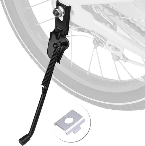 SEISSO Bike Kickstand for 18" Wheel Kids Bicycle Kick Stand Rear Mount for Premium Steel with Pad Kick Stand Rest for 18 inch Wheel Bike Replacement for Training Wheel