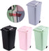 TOYMYTOY Office Trash Can, Desktop Mini Trash Bin, Garbage Bin Set Pencil Cup Holder with Lips & Wheels(4PCS)