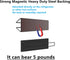 Couwilson Magnetic Paper Towel Holder - 2Pack Black Strong Magnetic Dish Towel Rack, Magnetic Towel Bar with Heavy Duty Steel Backing for Refrigerator, Dryer, Kitchen, Grill, Garage, Shop