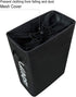 ZERO JET LAG 45L Slim Laundry Hamper on Wheels Rolling Thin Laundry Basket Clothes Basket Tall Dirty Clothes Bin Storage Basket Organizer Sorter Bedroom Bathroom 15—8—22 in (22 Inches,Black)