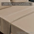 Queen Size Sheet Set Beige 4 Piece Bamboo Bed Sheets Fitted Sheet 15" Deep Pocket Soft Breathable Cooling Sheets for Hot Sleepers Washed Best Luxury Hotel Collection Wrinkle Free Durable Flat Sheet