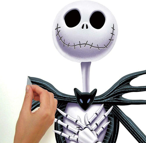 RoomMates RMK3765GM The Nightmare Before Christmas Jack Peel and Stick Giant Wall Decals
