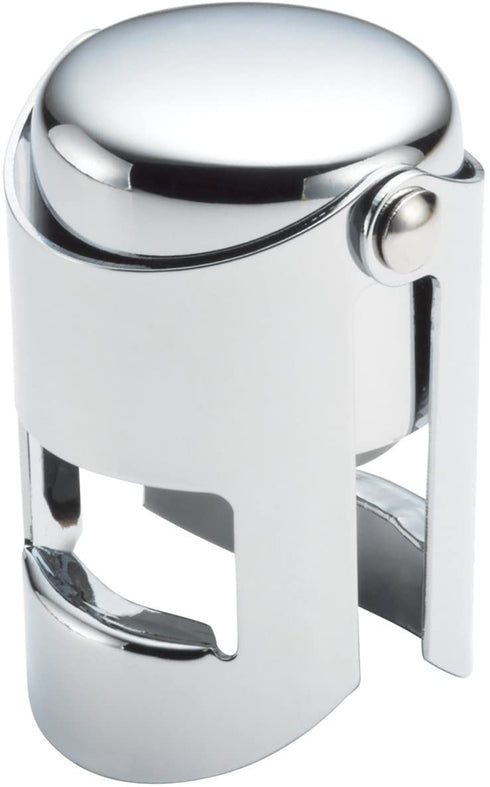 Winco - Chrome Champagne Bottle Stopper, (Set of 4)