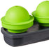 Tovolo Seamless Sphere Ice System, Compact, 2.5 Inch Crystal Clear Spheres - Set of 4 Molds