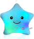 KAHEAUM Creative Twinkle Star Glowing LED Night Light Up Plush Pillows Stuffed Toys Birthday Gifts for Toddlers Kid Children Friends,Couch Bed Throw Pillows Decorative Light Blue Throw Pillow Covers