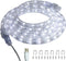 FOEERS 3M 10ft 110V Led Rope Lights Outdoor Wedding Christmas Holiday Decoration Lights (White)