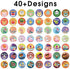 HORIECHALY Scratch and sniff Stickers, Smelly Stickers for Kids - 48 Sheets Reward Stinky Stickers Gift for Christmas