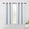 NICETOWN Room Darkening Curtain Panels for Bedroom -Easy-Care Solid Thermal Insulated Grommet Room Darkening Draperies / Drapes (2 Panels, 42 by 54, Platinum-Greyish White)