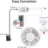 DAYBETTER Led Lights 30ft, Led Strip Lights with Remote and Power Supply Flexible, RGB Color Changing Led Lights for Bedroom Kitchen Home Party