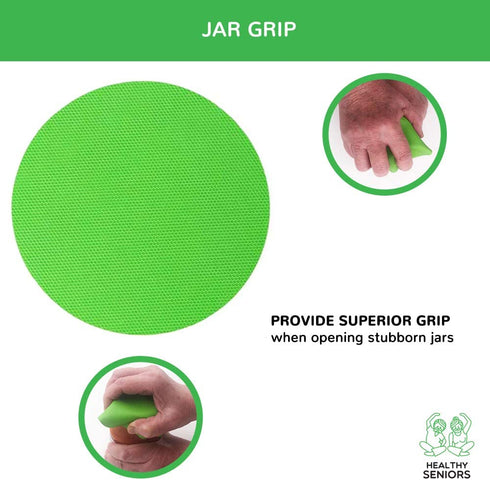 Healthy Seniors Jar Opener Set - The Jar Opener For Seniors With Arthritis, Weak Or Rheumatoid Hands