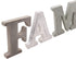 Rustic Wood Sign (FAMILY), Decorative Wooden Block Word Signs, Freestanding Wooden Letters Rustic FAMILY Signs for Home Decor