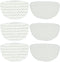 BettaWell Replacement Microfiber Steam Mop Pads Compatible with Bissell Powerfresh 1940 Series 1544A, 1440, 1806, 1940A, 1940Q, 1940T, 1940W, 19402, 19404, 19408, B0017, 5938, 6-Pack