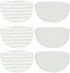 BettaWell Replacement Microfiber Steam Mop Pads Compatible with Bissell Powerfresh 1940 Series 1544A, 1440, 1806, 1940A, 1940Q, 1940T, 1940W, 19402, 19404, 19408, B0017, 5938, 6-Pack