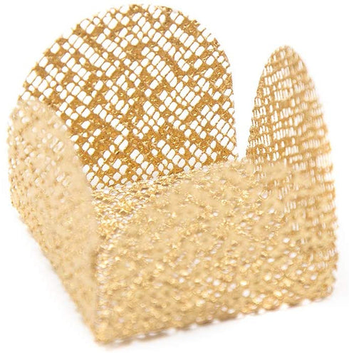 Truffilio Square Truffle Cups - Pack of 30 (30 Small, Gold)