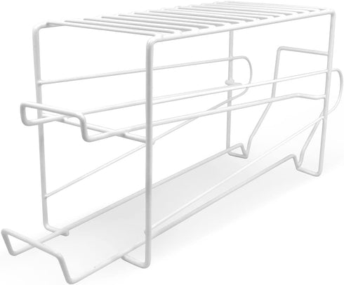 Sorbus Soda Can Rack Beverage Dispenser Dispenses 12 Standard Size 12oz Soda Cans (White)