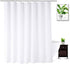 WellColor Extra Wide Shower Curtain Liner 84 x 72 Inch,Fabric Shower Curtain Liner for Bathroom Curtain,Hotel Quality,Water Repellent, White