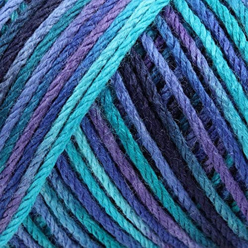 Caron Simply Soft Paints Yarn (4) Medium Worsted Gauge 100% Acrylic - 5oz - Oceana - Machine Wash & Dry