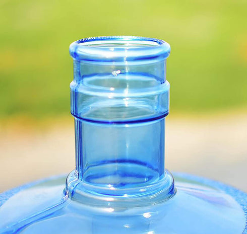Jucoan 100 Pack Water Bottle Caps, 55mm 3&5 Gallon Non Spill Water Jug Caps, Replacement Snap On Caps for Water Dispenser Jugs