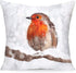 Royalours Pillow Covers Cardinal Snow Branch Pattern Super Soft Throw Pillow Case Cushion Cover Home Sofa Winter Red Bird Decorative Pillowcase 18 X 18 Inches (Winter Bird2)