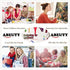 ABEUTY Paint by Numbers for Kids, Two Dogs, Puppy Puppies Animals Framed Canvas Ages 4+ (Dogs)