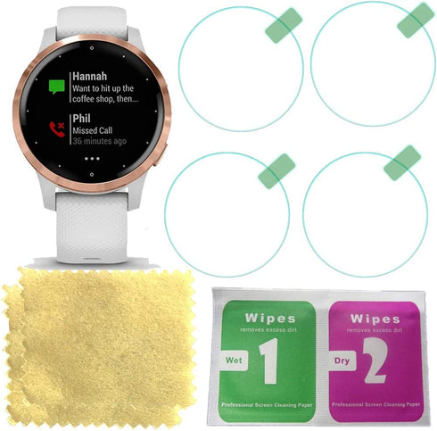 Octelect Tempered Glass screen protector for Garmin Garmin vivoactive 4S & Garmin Venu model smart watch
