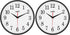 Yoobure 10 Inch Silent Quartz Decorative Wall Clock Non-Ticking Classic Digital Clock Battery Operated Round Easy to Read Home/Office/School Clock